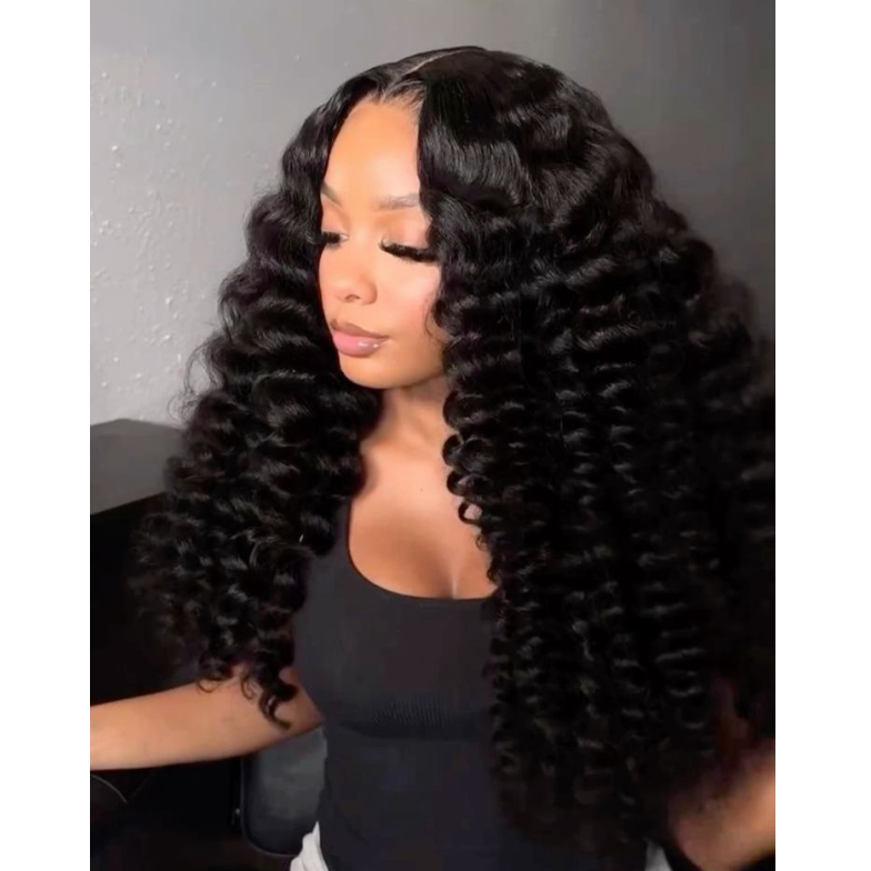 300% Density HD Lace Closure & Frontal Deep Wave Wig - Premium Cambodian Raw Hair