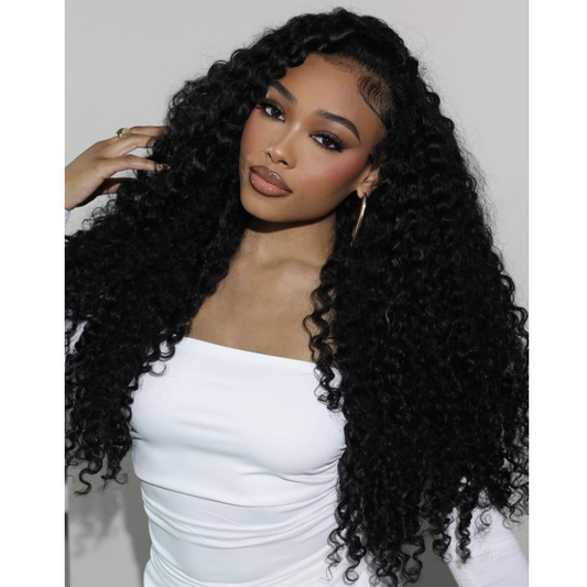 300% Density HD Lace Closure & Frontal Burmese Curly Wig - Premium Cambodian Raw Hair
