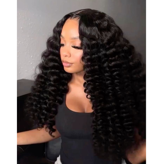 300% Density HD Lace Closure & Frontal Deep Wave Wig - Premium Cambodian Raw Hair