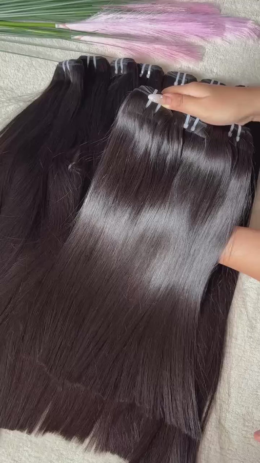 👑Cambodian Raw Hair Bundles - Straight Human Hair Weave