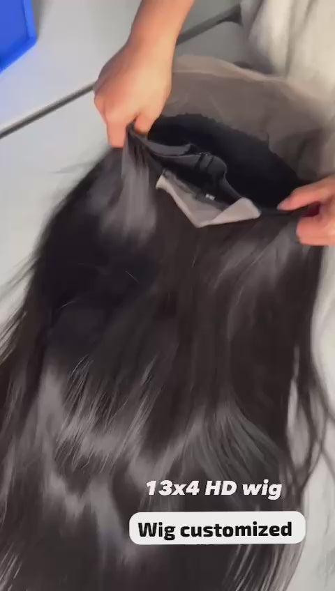 250% Density HD Lace Closure & Frontal Straight Wig - Premium Cambodian Raw Hair | That Girl Hair