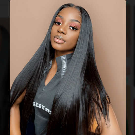 250% Density HD Lace Closure & Frontal Straight Wig - Premium Cambodian Raw Hair | That Girl Hair
